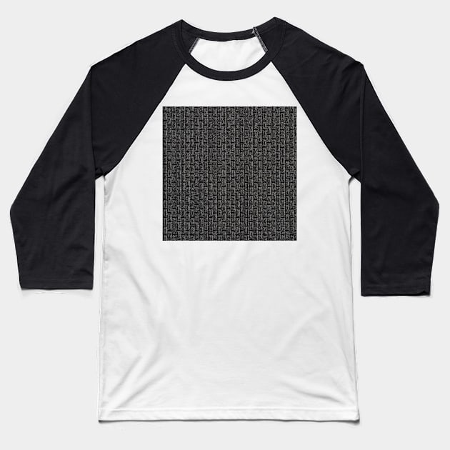 Grey vinyl texture Baseball T-Shirt by homydesign